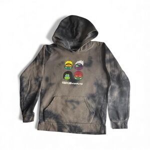 Teenage Mutant Ninja Turtles x Naruto Tie Dye Hoodie Cotton blend Unisex Kids M